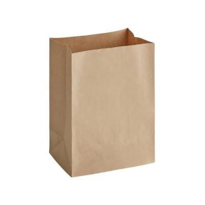 8lb. Kraft Brown SOS Paper Bags - 500/case